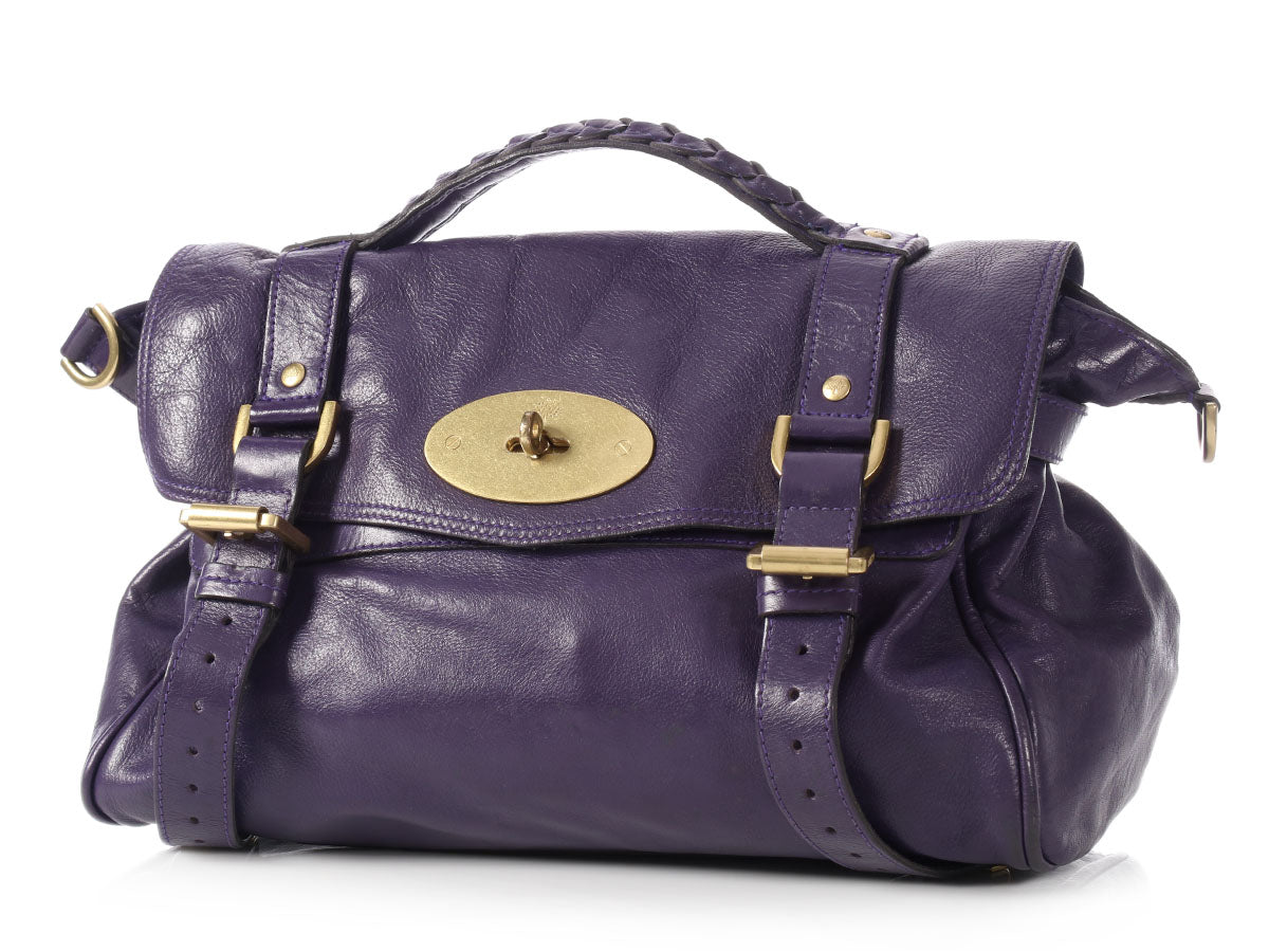 purple mulberry handbag