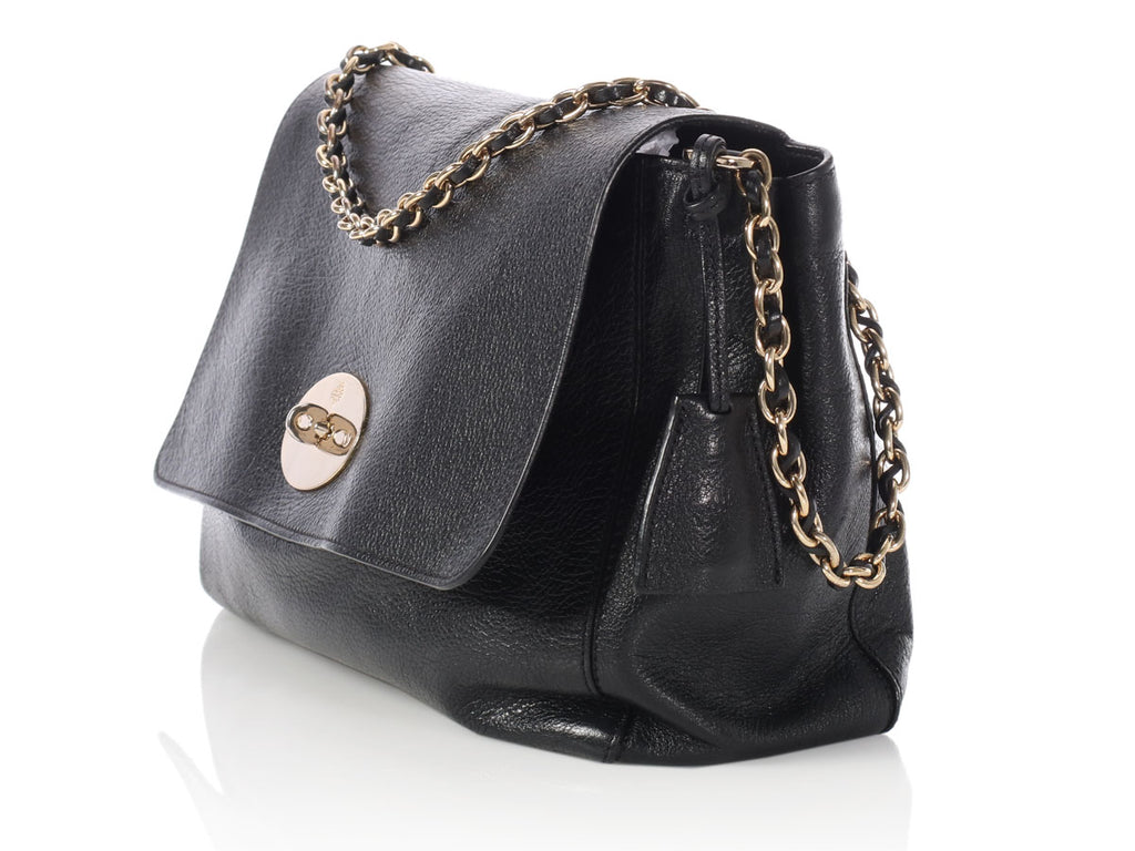 black lily mulberry bag