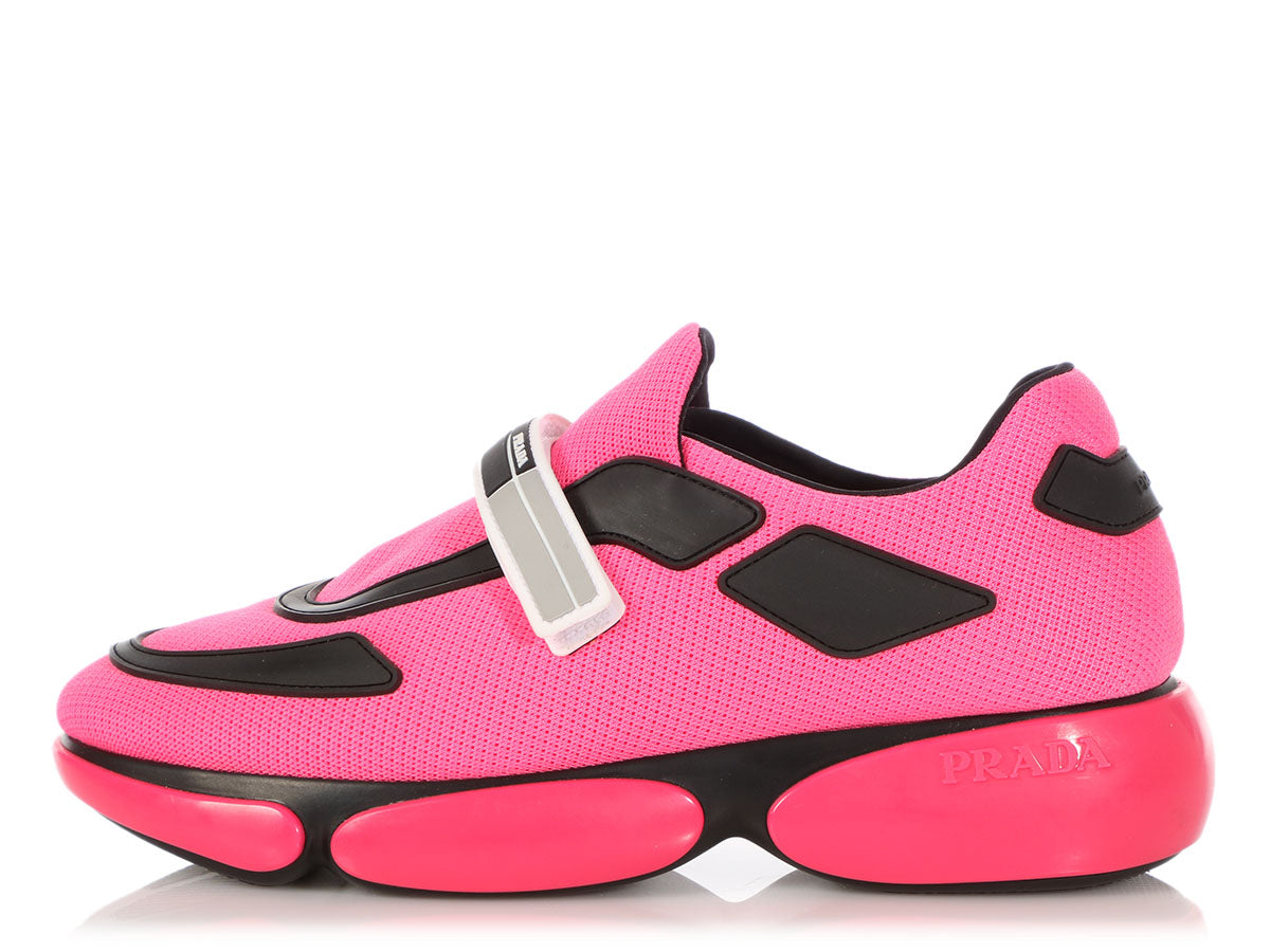 pink prada sneakers