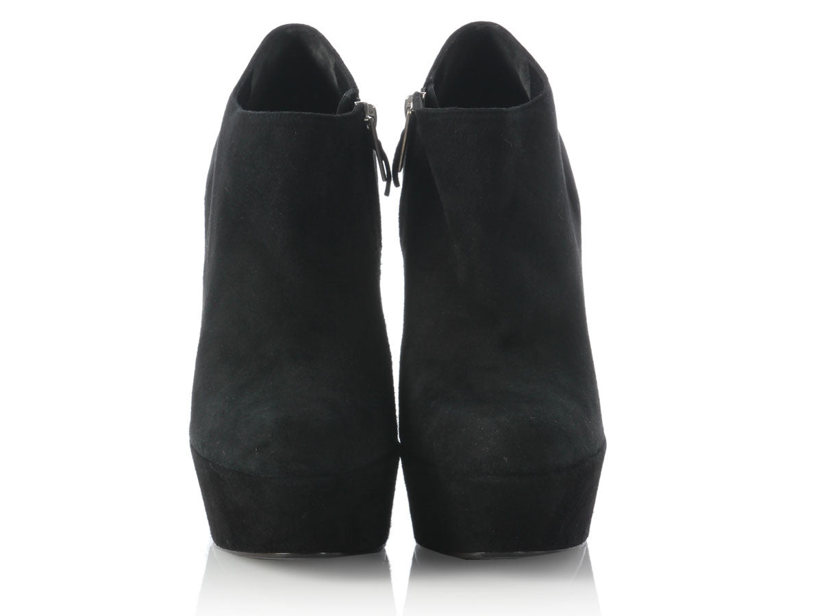 ysl black ankle boots