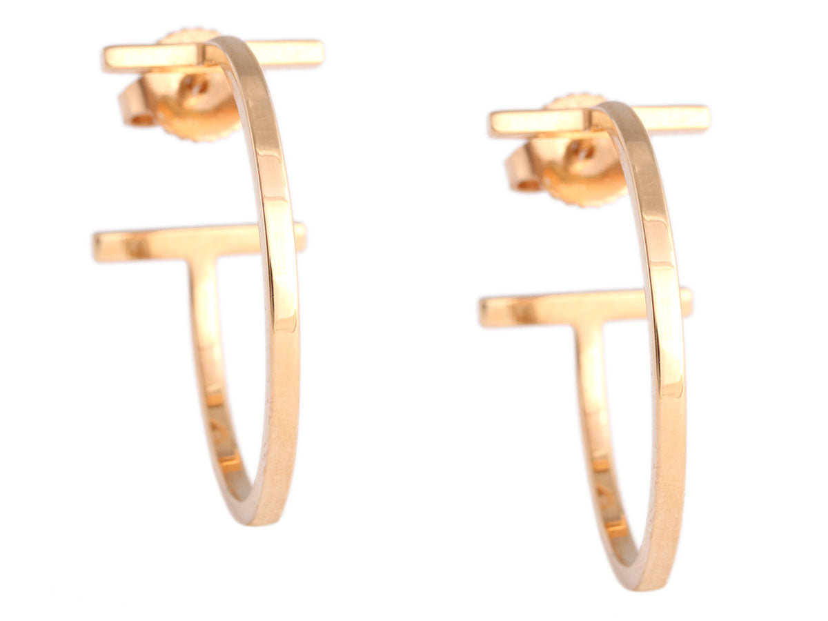 tiffany t earrings gold