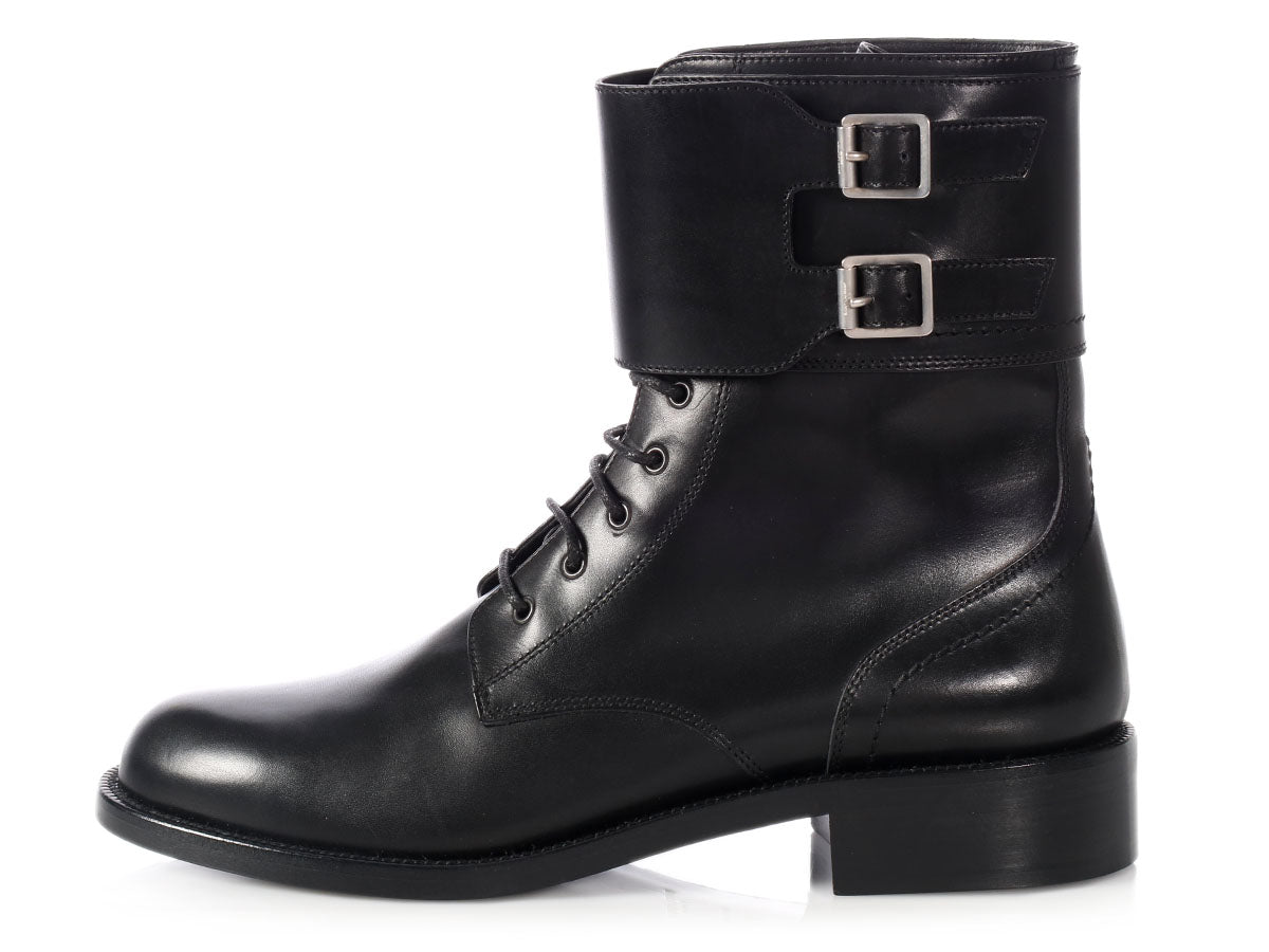 ysl black boot