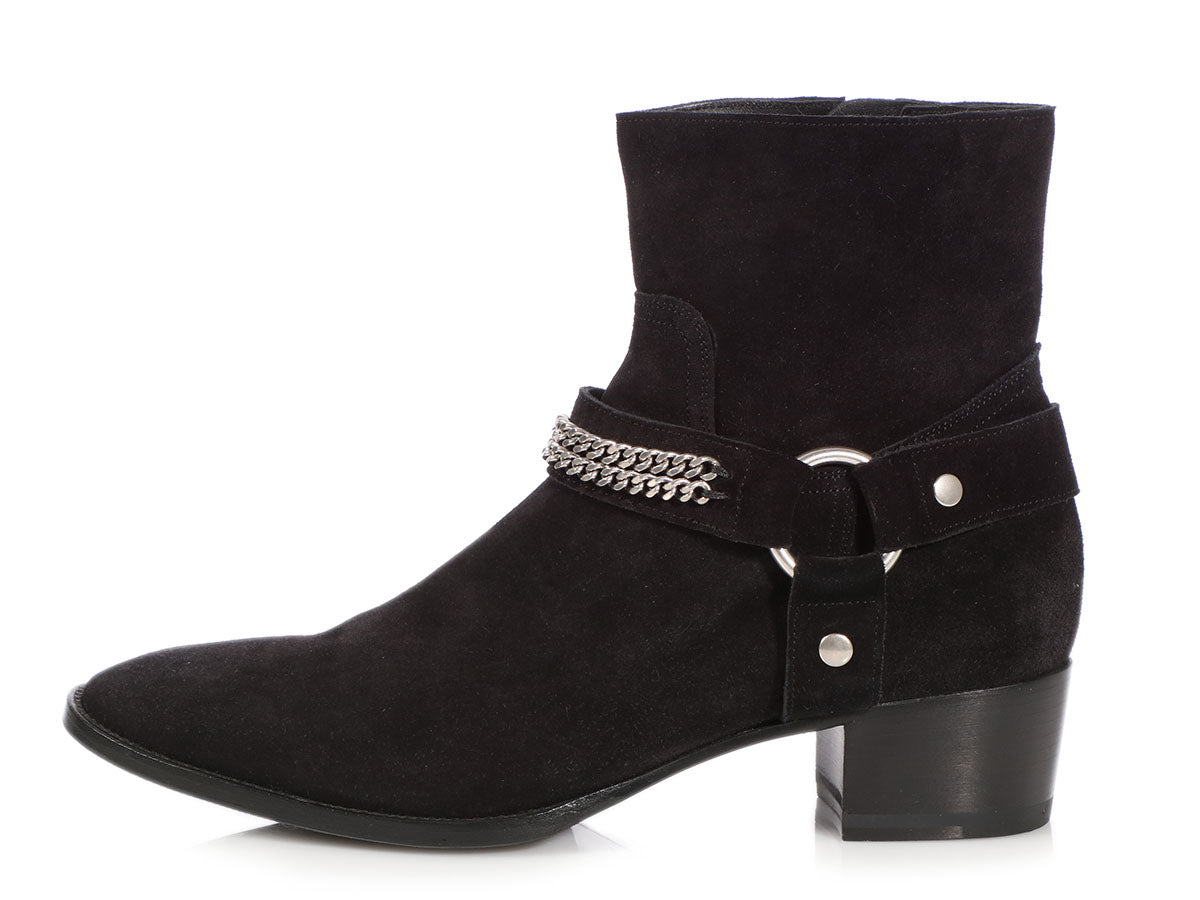 saint laurent wyatt ankle boots