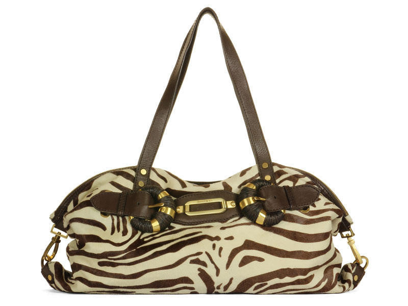 jimmy choo zebra bag