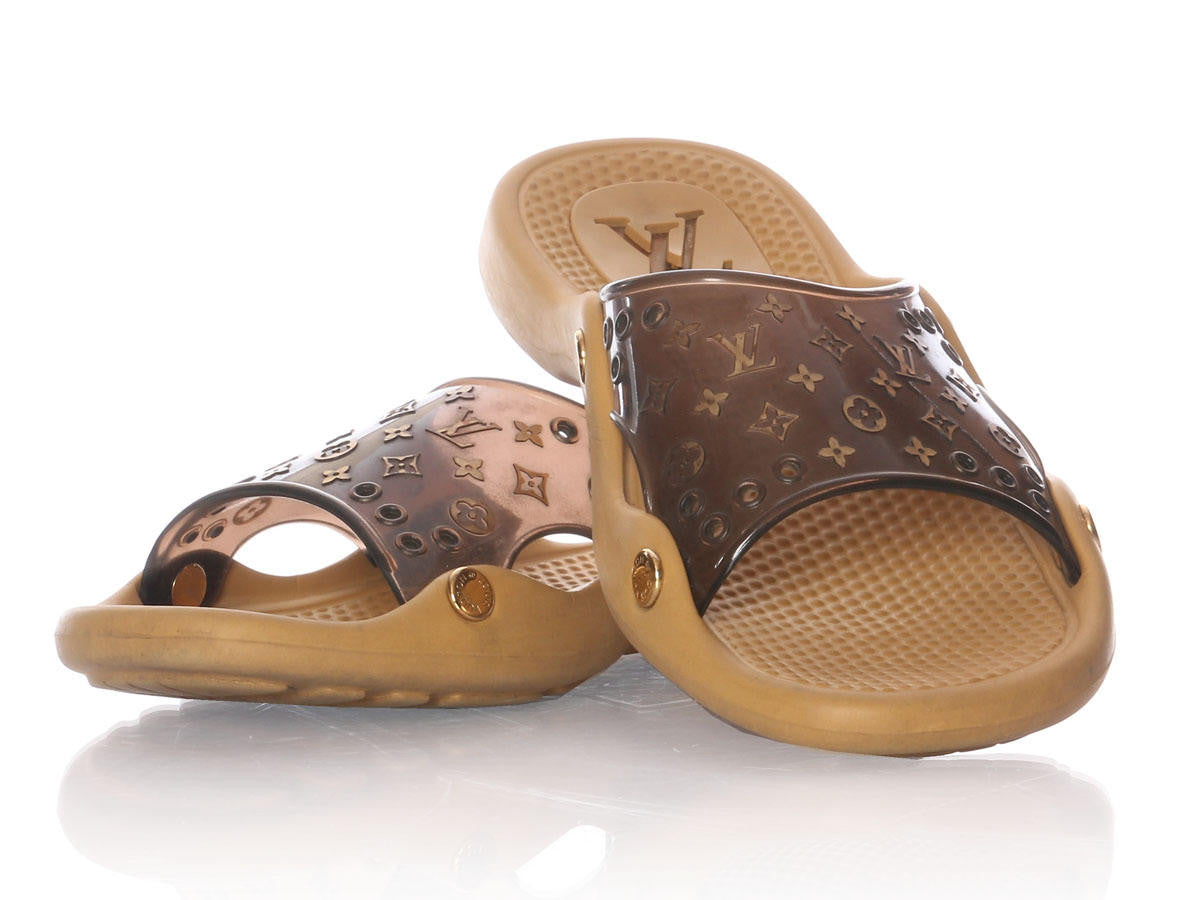 lv monogram sandals