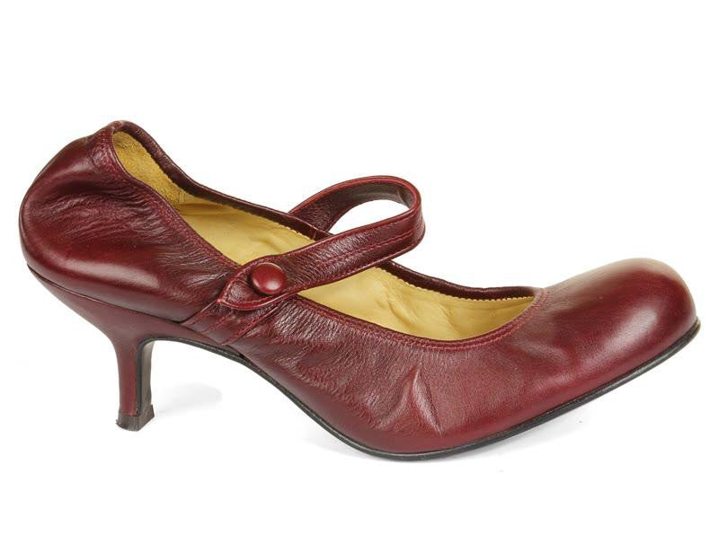 burgundy mary janes