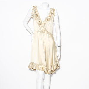 alexander mcqueen ruffle dress