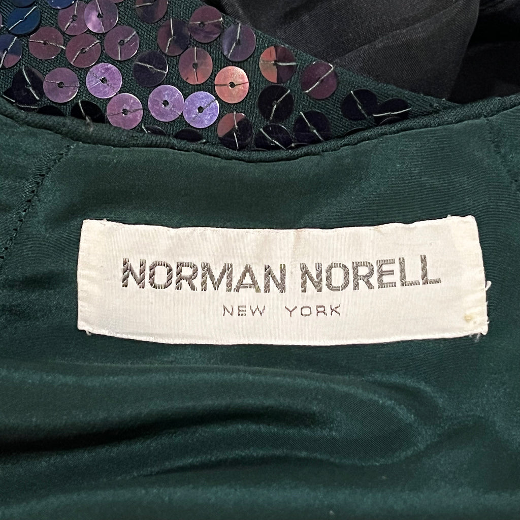 Norman Norell Dark Purple Sequin 