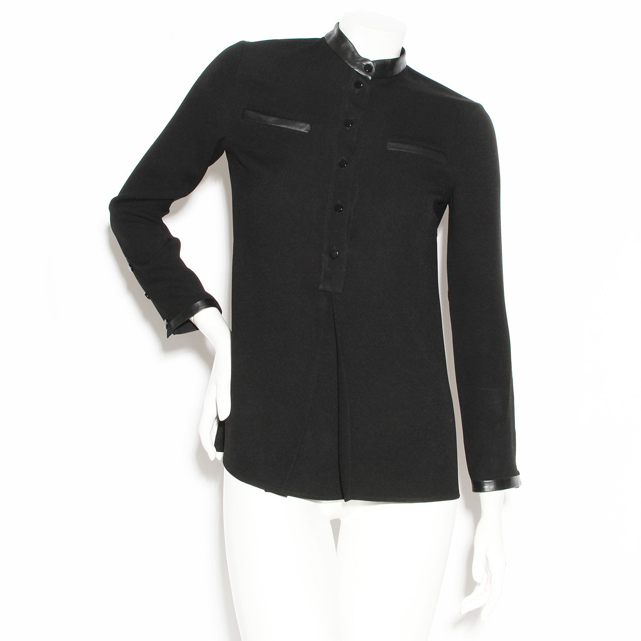 gucci black blouse