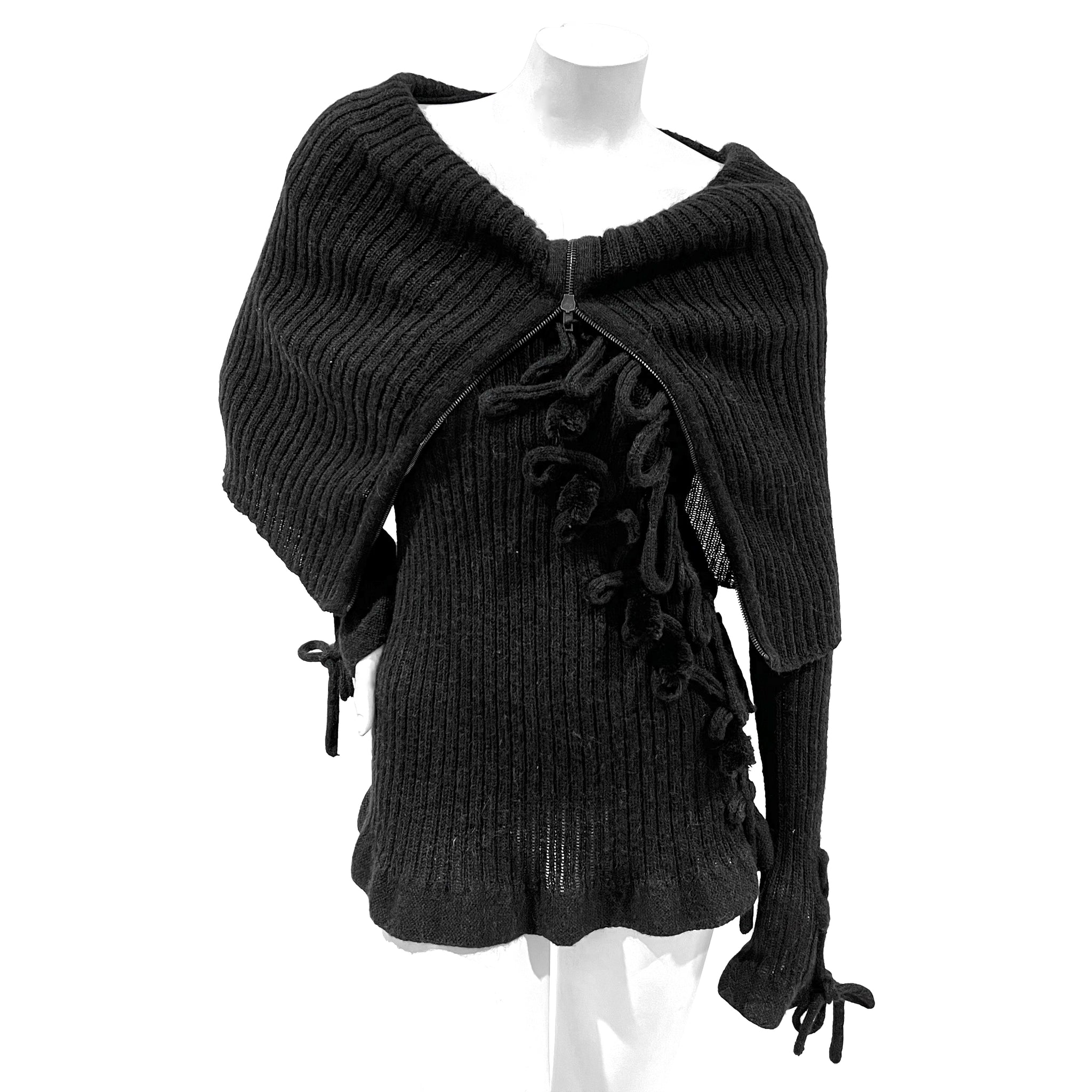 Jean Paul Gaultier Long Tassel Knit Sweater FW2001 – Decades Inc.