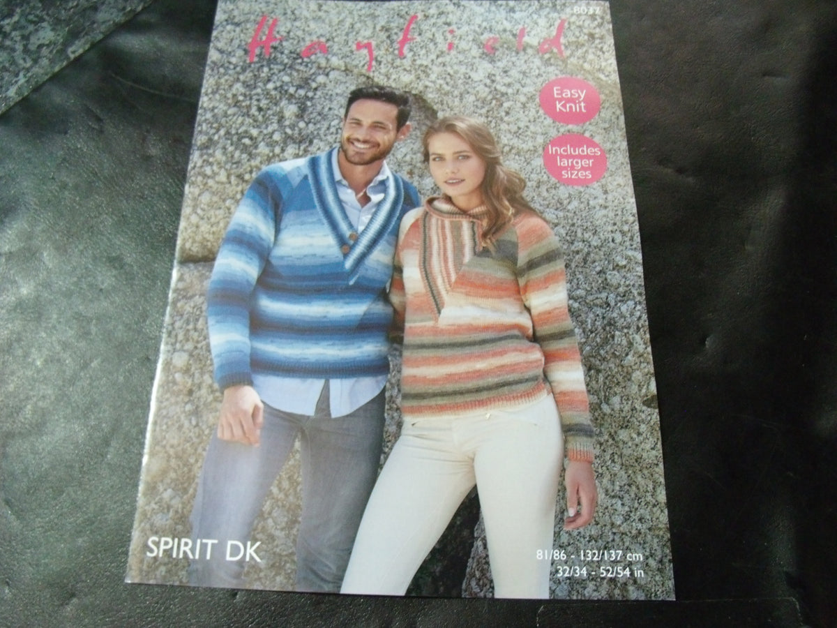 Hayfield Spirit Double Knitting Pattern 8037 – S and P Leisure