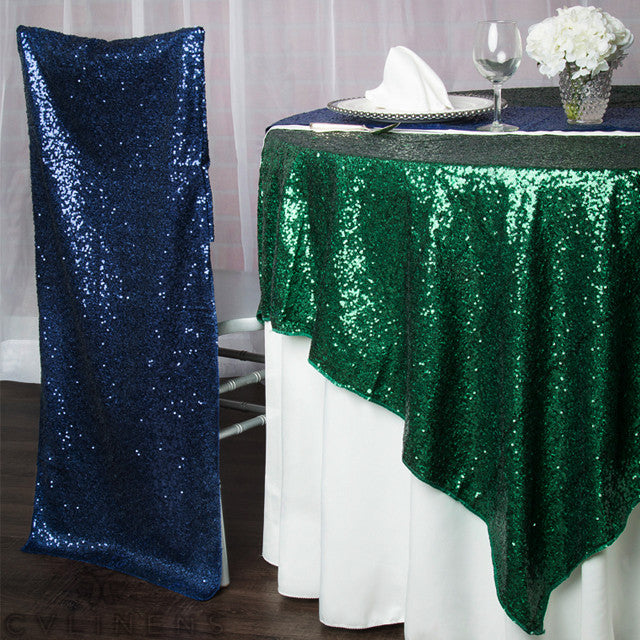 green tablecloth