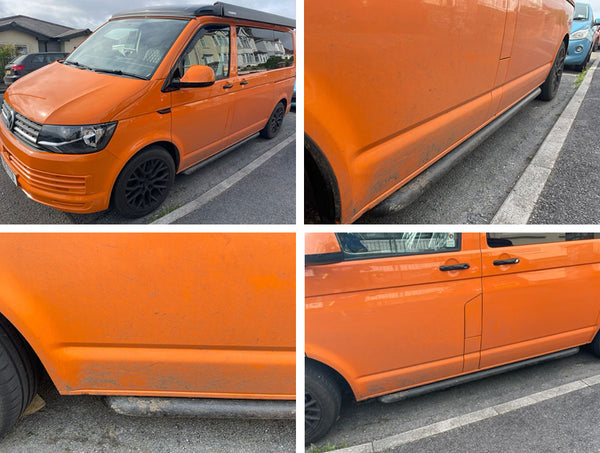 vw camper before washing