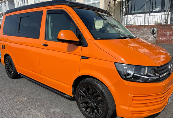 Orange VW Camper