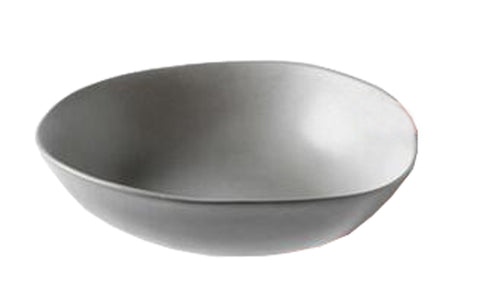 Ceramics Flat Dessert Cake Dish Platter Candy Dishes Salad Plate Ramen Bowl 6 Inch (Grey)