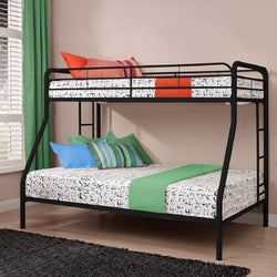 black metal twin over full bunk bed