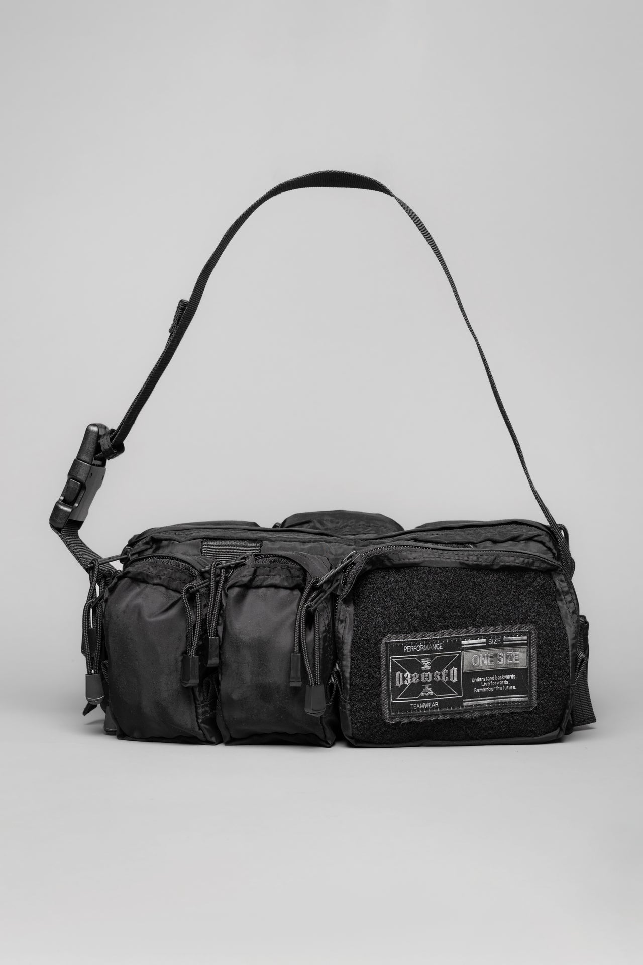 "TEAM" TAG SHOULDER BAG