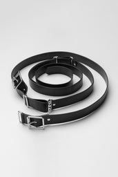 "DOUBLE GEMINI" LEATHER BELT - 032C1478