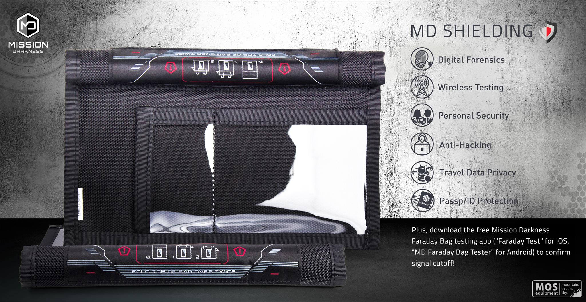 Mission Darkness™ Window Charge & Shield Faraday Bag – MOS Equipment