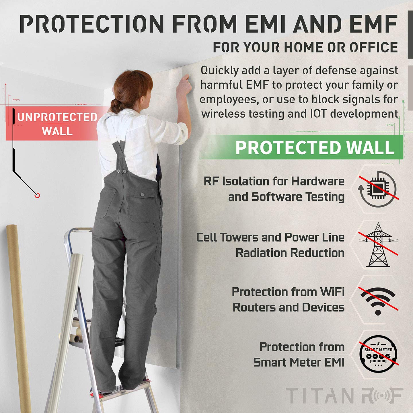 EMF RFID RF Shielding Fabric Wifi Radiation Blocking Anti-Scanning