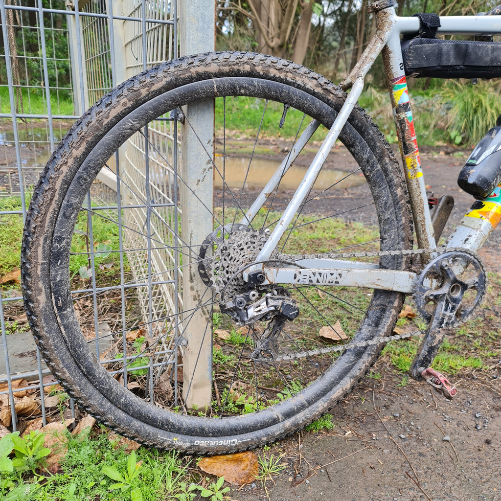 Gravel bike using classified wheels