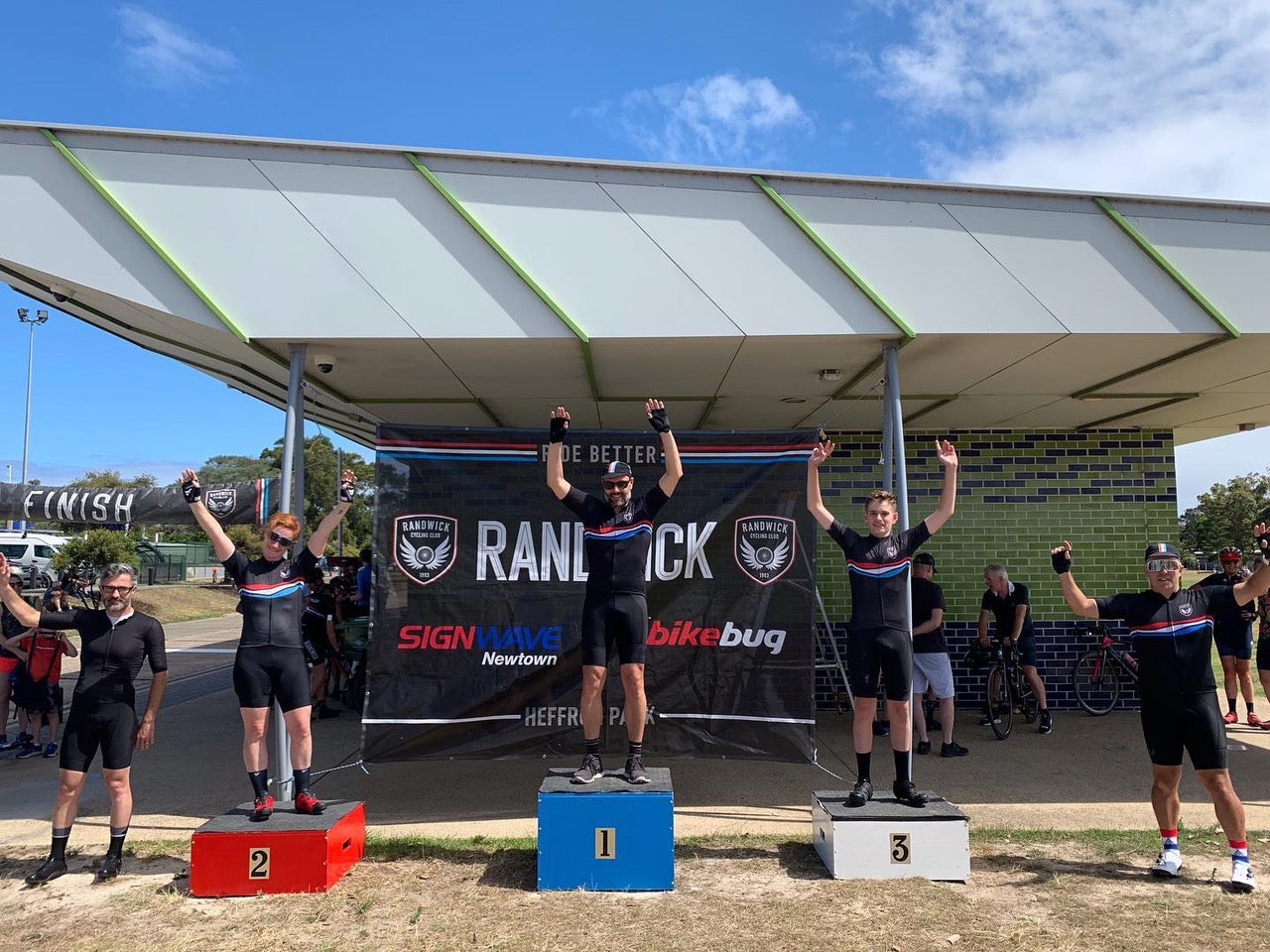 podium at heffron