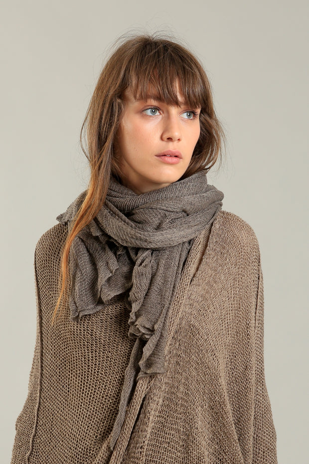 big brown scarf