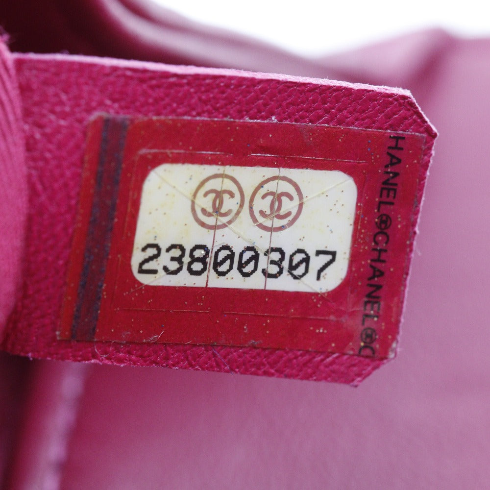 Pre-owned Chanel Boy Pink Leather Shoulder Bag ()