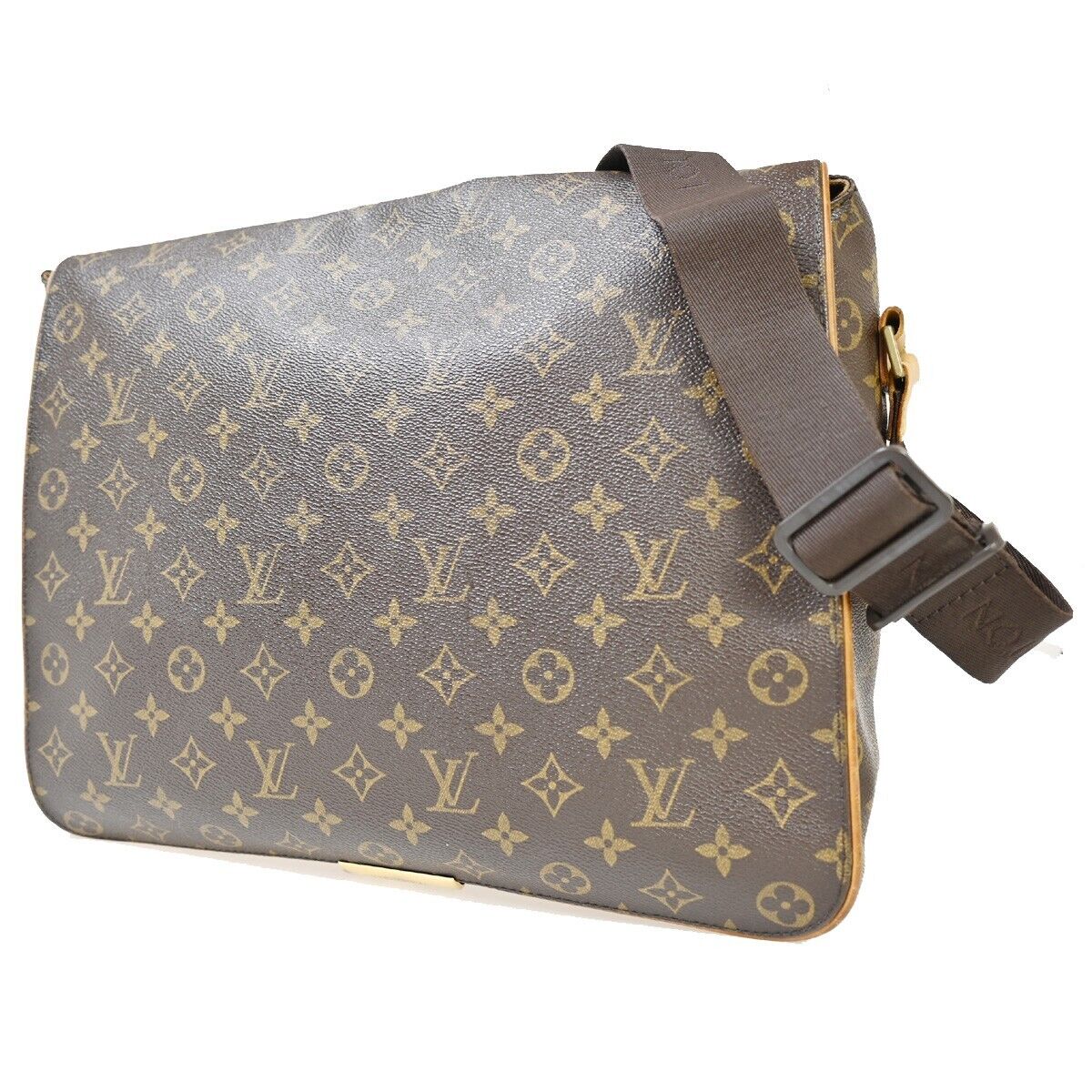 Pre-owned Louis Vuitton Abbesses Brown Canvas Shoulder Bag ()