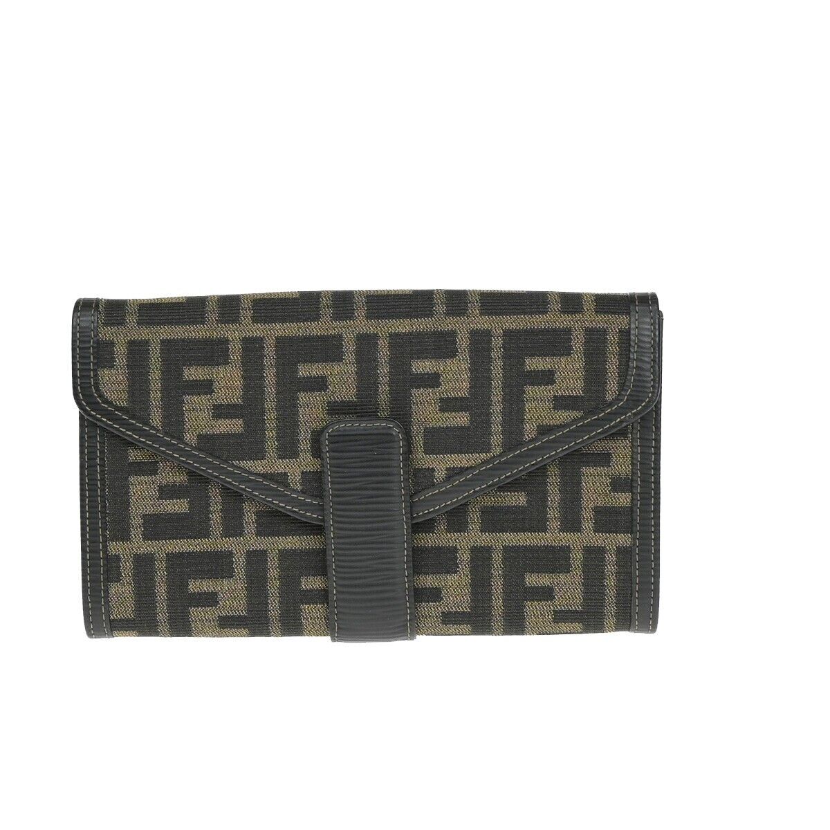 Fendi Zucca Brown Canvas Wallet  ()