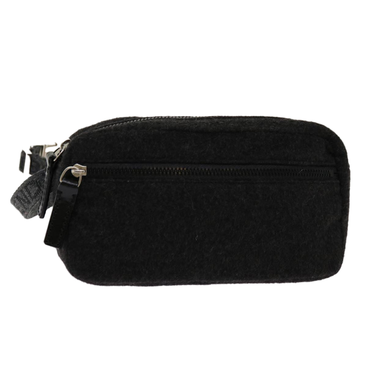 Fendi Grey Wool Shoulder Bag ()