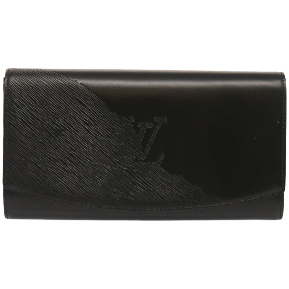 Pre-owned Louis Vuitton Opéra Black Leather Clutch Bag ()