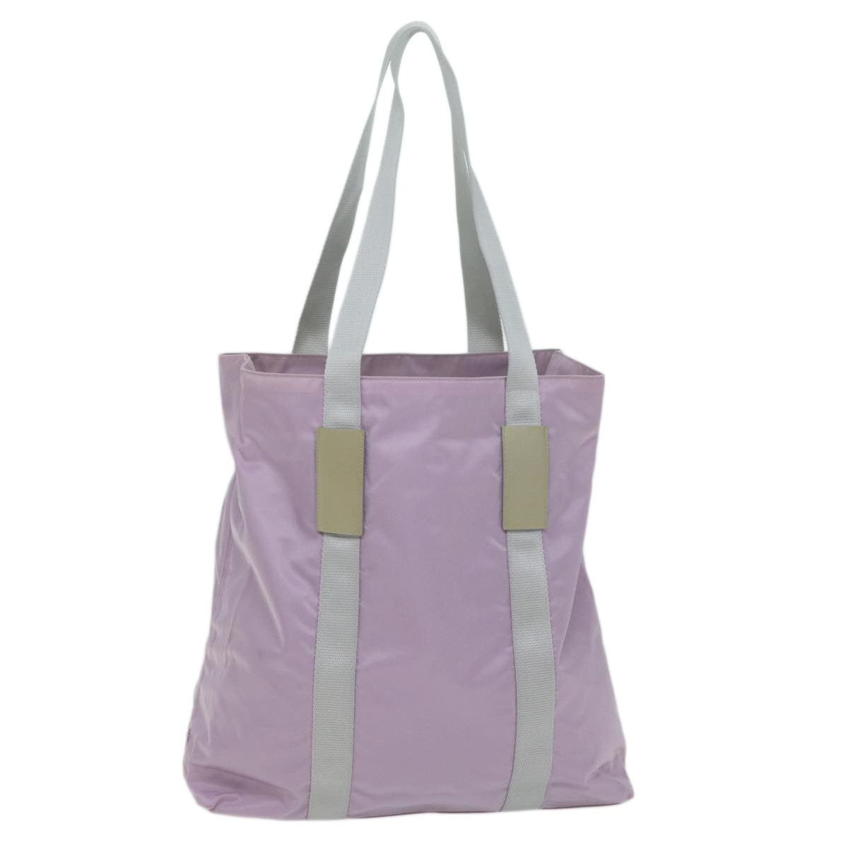 Image of Prada Tessuto Purple Synthetic Tote Bag (Pre-Owned)