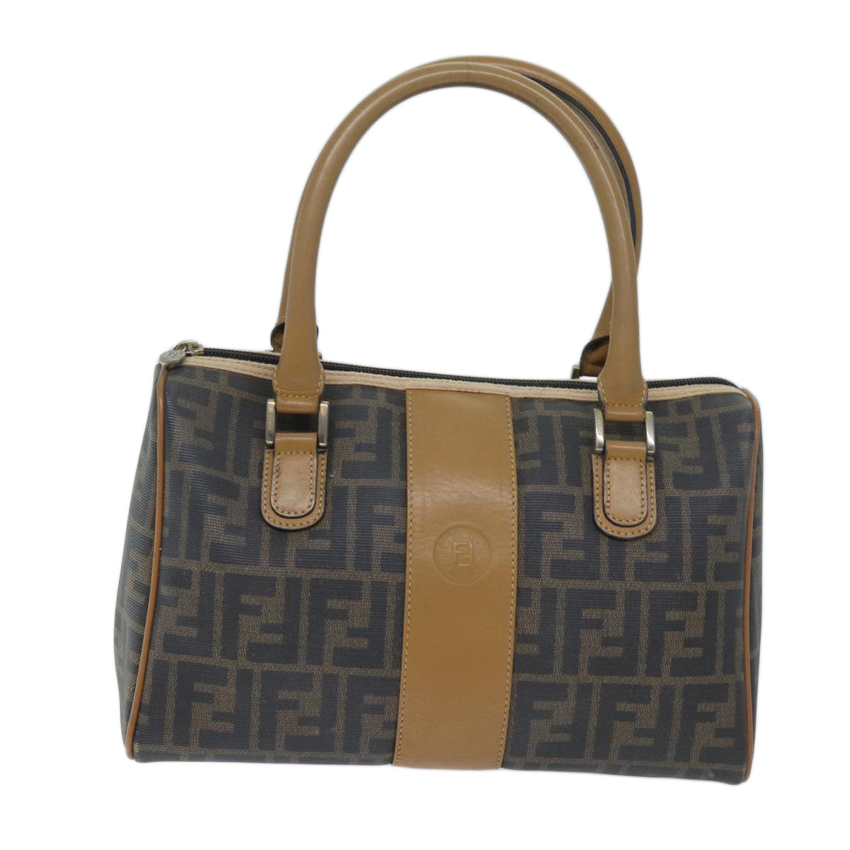 Fendi Zucca Brown Canvas Travel Bag ()