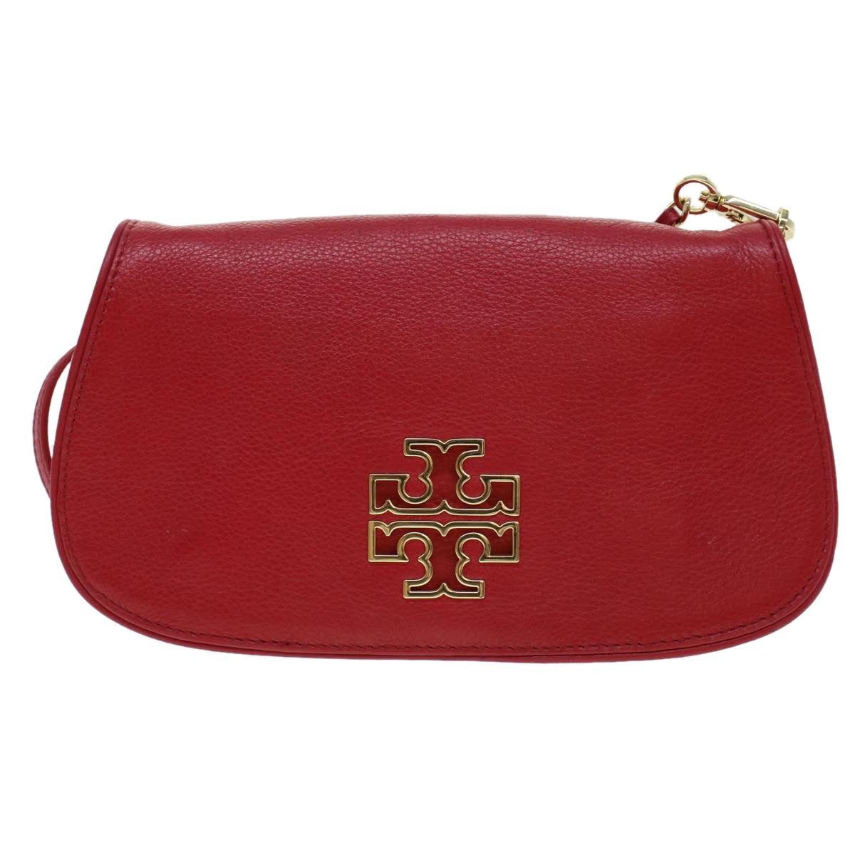 image of Tory Burch Red Leather Shoulder Bag (Pre-Owned)