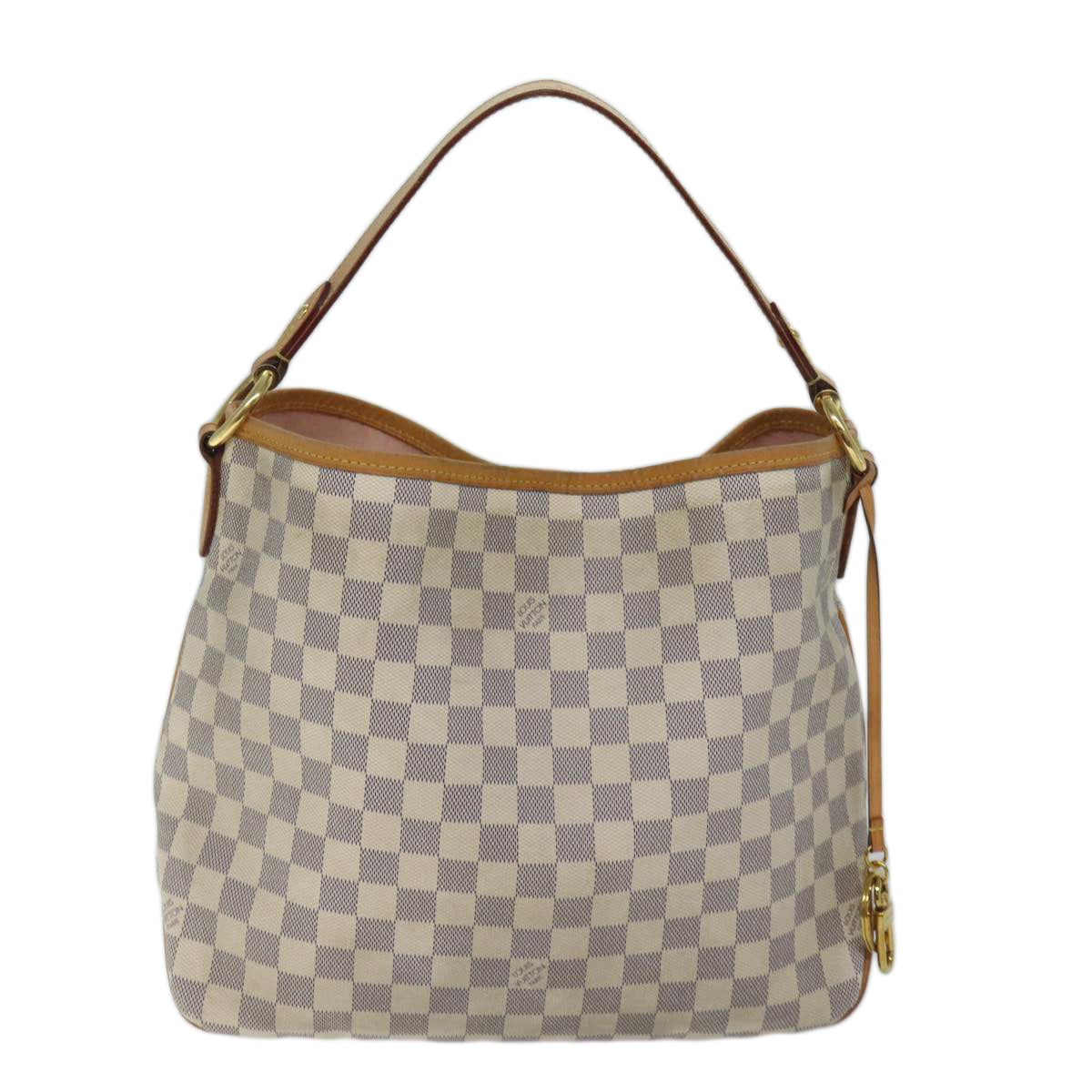 Pre-owned Louis Vuitton Delightfull Pm White Canvas Shoulder Bag ()