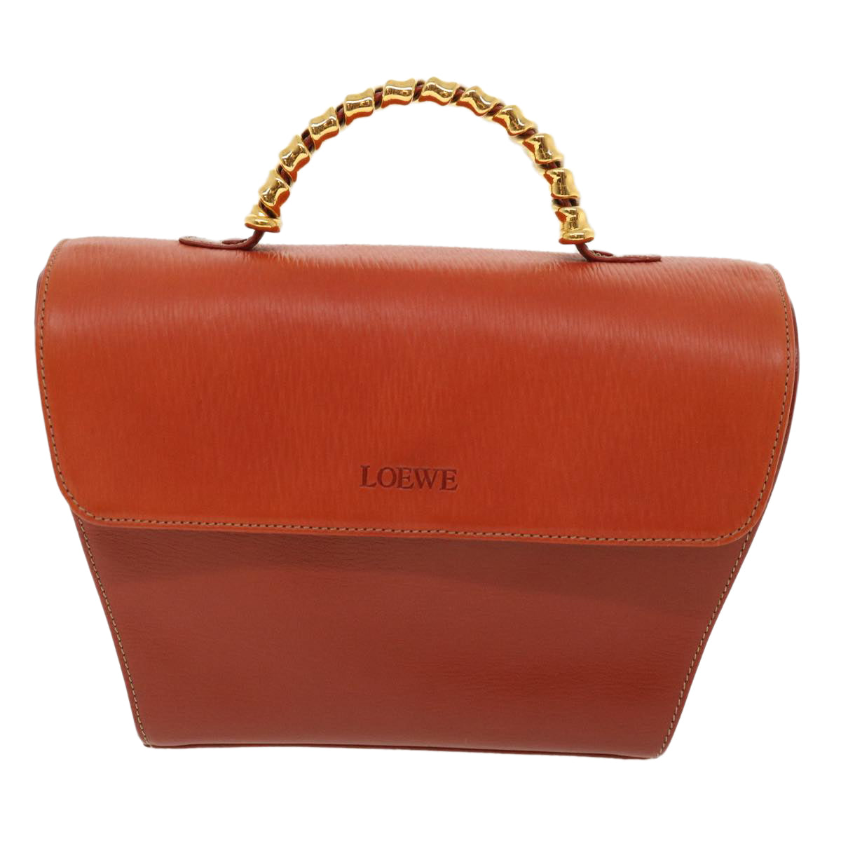 image of Loewe Red Leather Handbag (Pre-Owned)