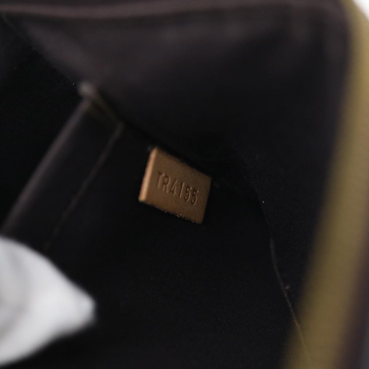 Pre-owned Louis Vuitton Pochette Accessoire Burgundy Patent Leather Clutch Bag ()