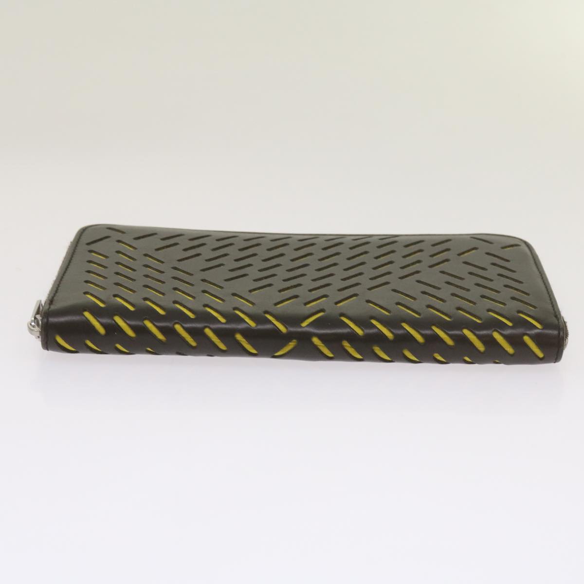 Shop Bottega Veneta Green Leather Wallet  ()