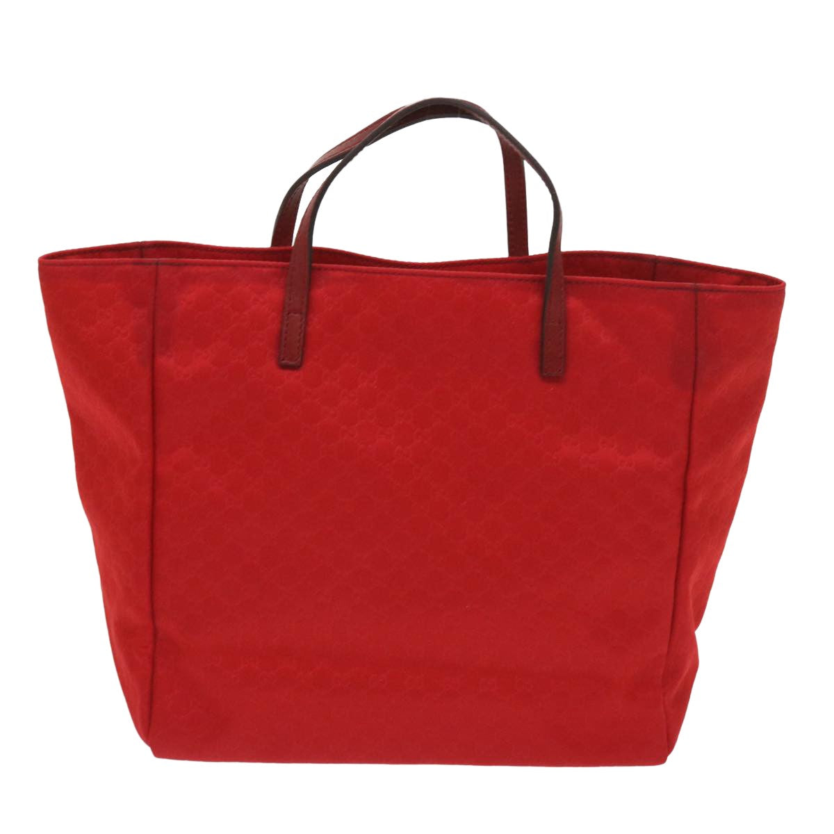 Shop Gucci Gg Canvas Red Synthetic Tote Bag ()