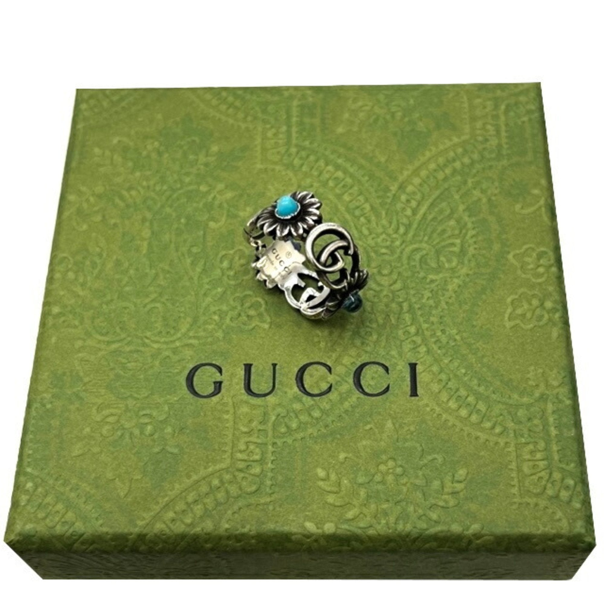 Pre-owned Gucci Silver Silver Band Ring ()