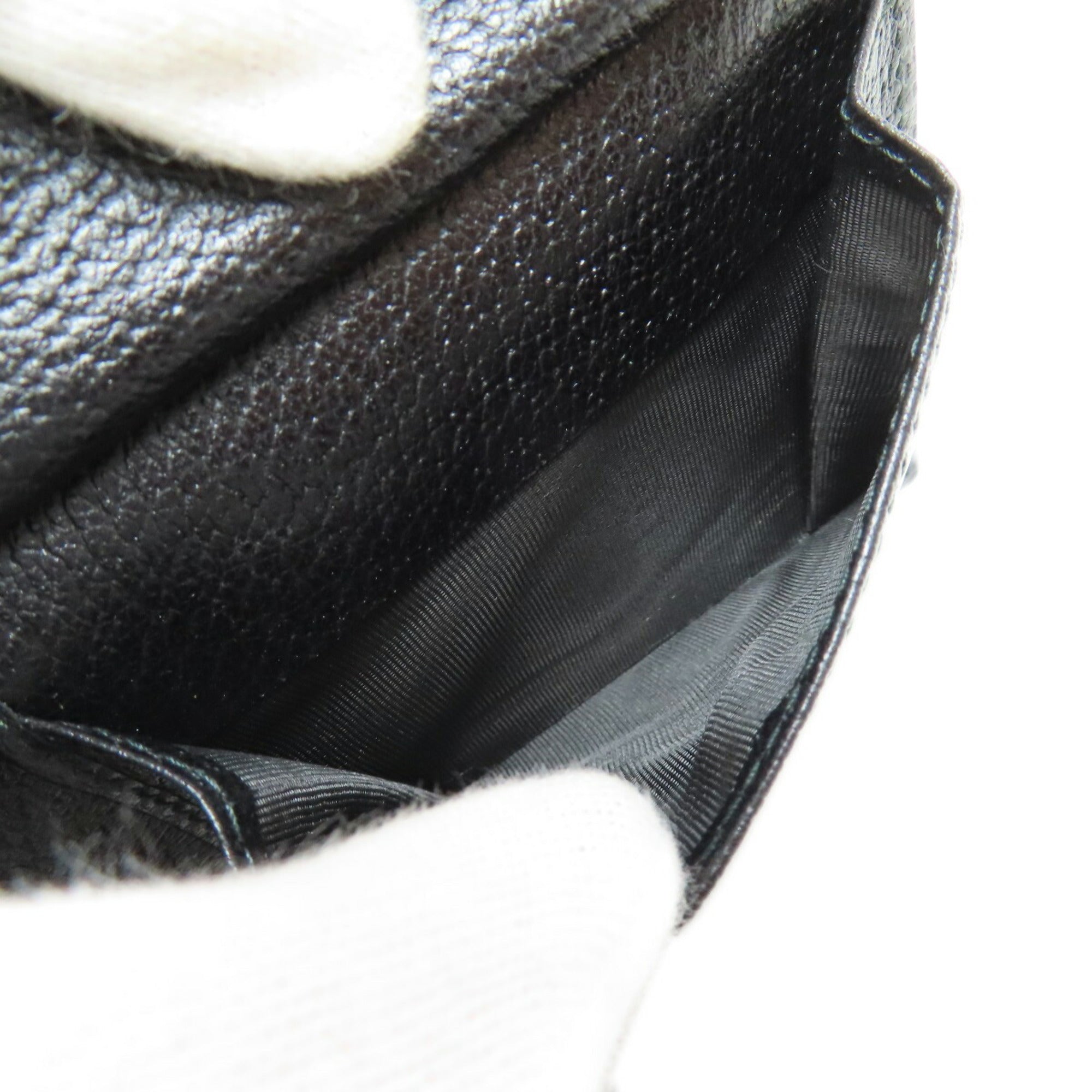 Pre-owned Gucci Black Leather Wallet (bi-fold) ()