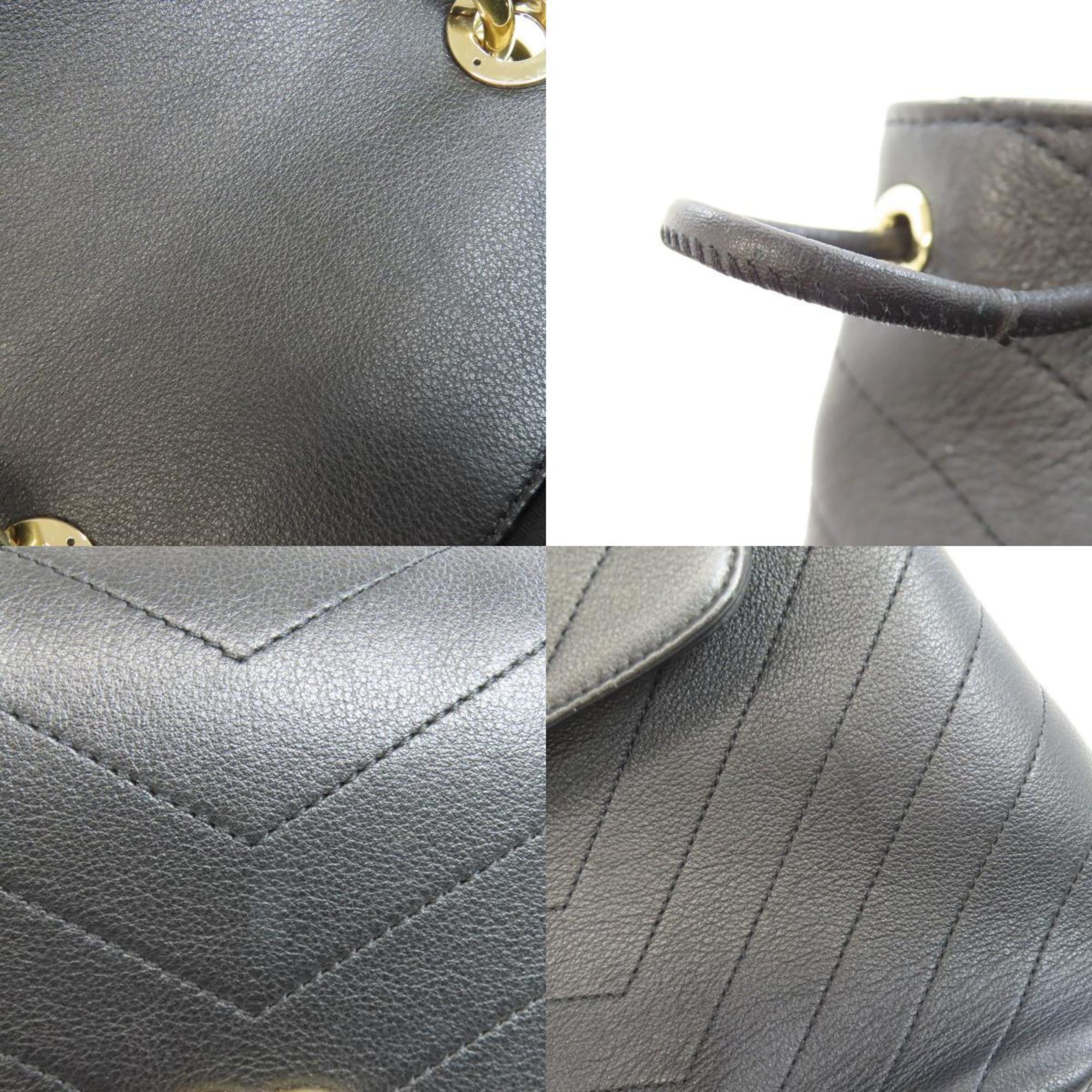Pre-owned Chanel Black Leather Backpack ()