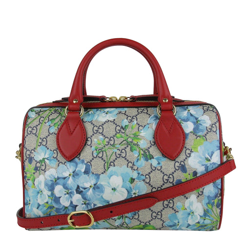 New Authentic Gucci Unisex Floral Fabric Top Handle Tote Bag 341739