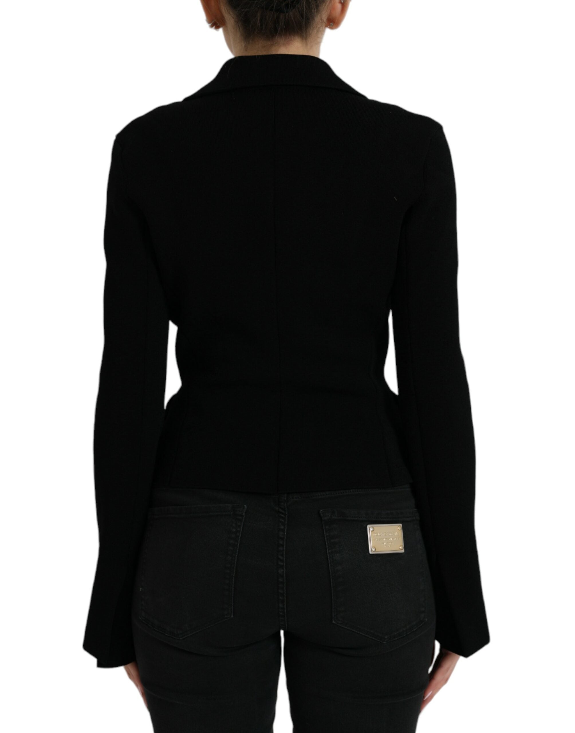 Shop Dolce & Gabbana Elegant Black Designer Blazer For Women's Women