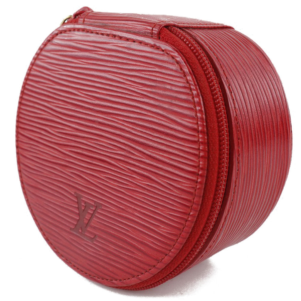 Pre-owned Louis Vuitton Ecrin Red Leather Clutch Bag ()