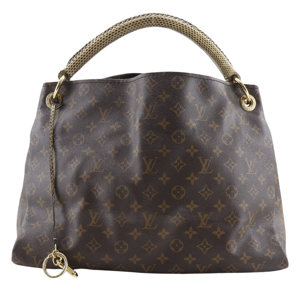 Pre-owned Louis Vuitton Artsy Brown Canvas Shoulder Bag ()