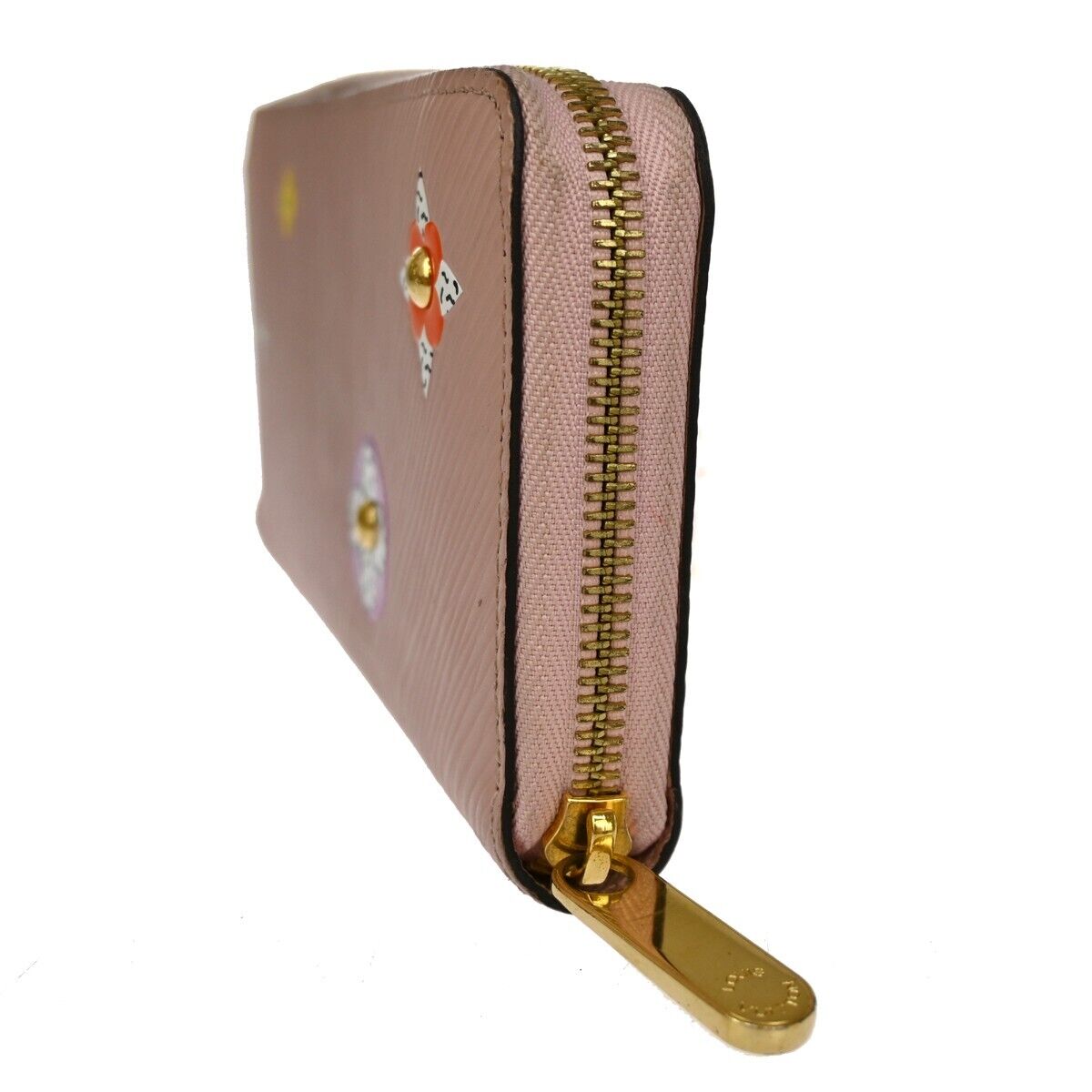Pre-owned Louis Vuitton Zippy Wallet Pink Leather Wallet  ()