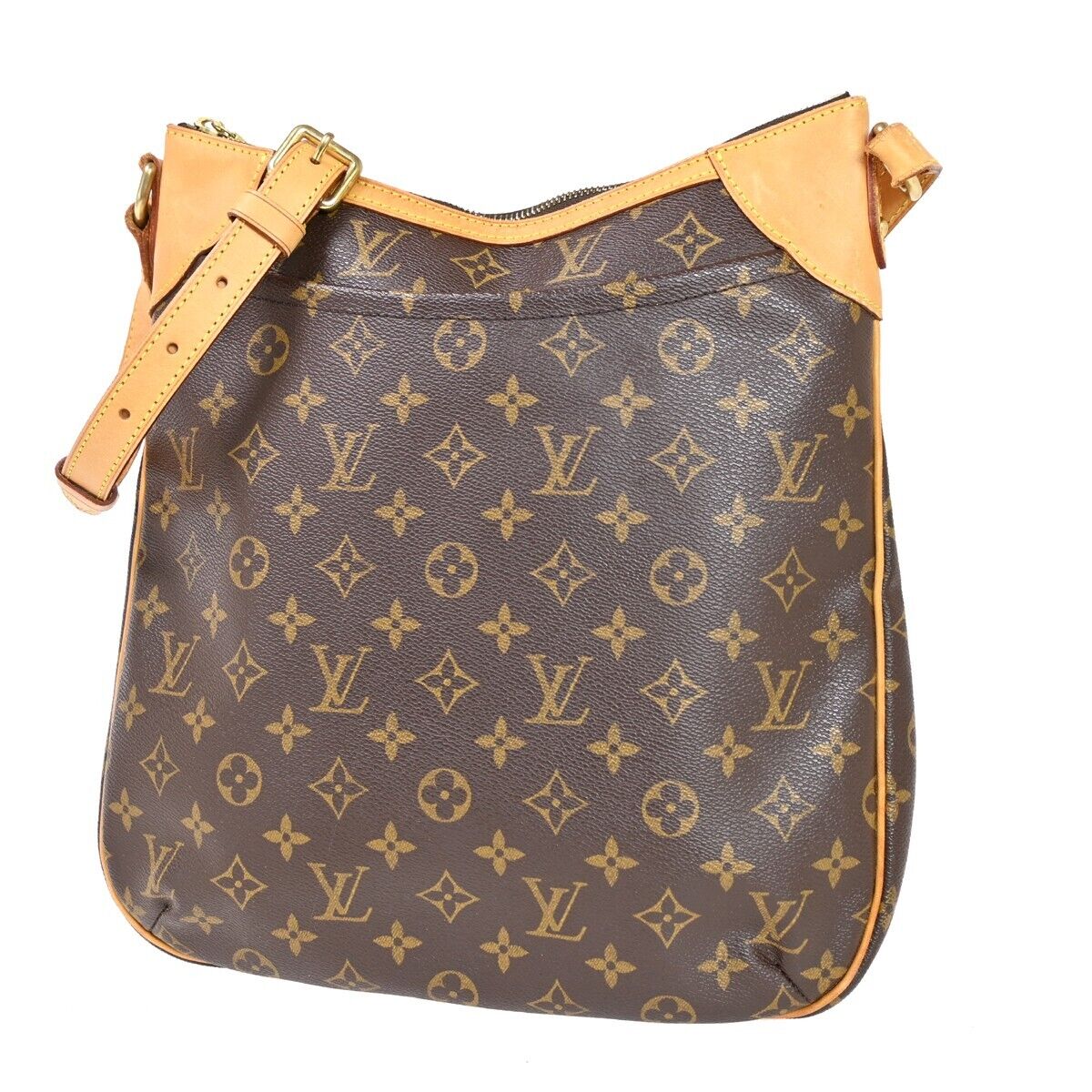 Pre-owned Louis Vuitton Odeon Brown Canvas Shoulder Bag ()