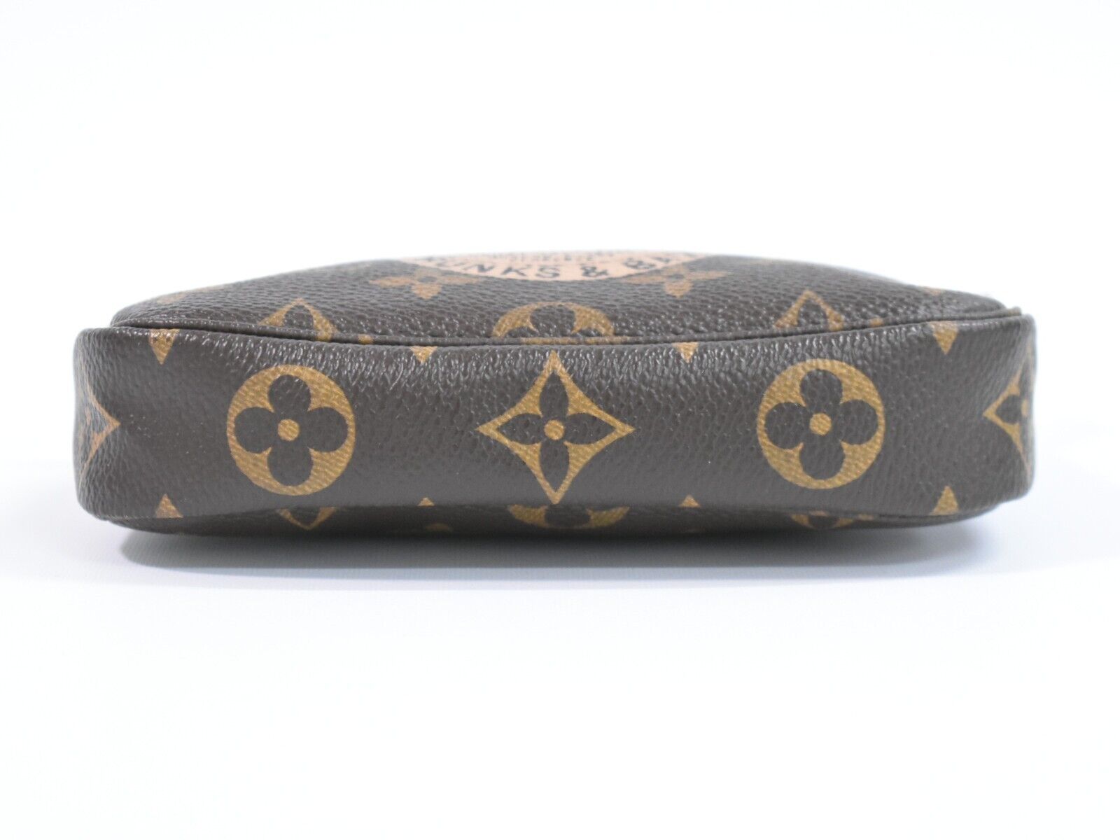 Pre-owned Louis Vuitton Mini Pochette Accessoires Brown Canvas Clutch Bag ()